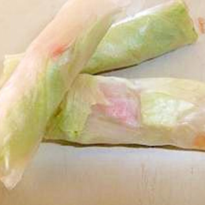 ライスペーパーで簡単 レタスロール レシピ 作り方 By ちっち0909 楽天レシピ